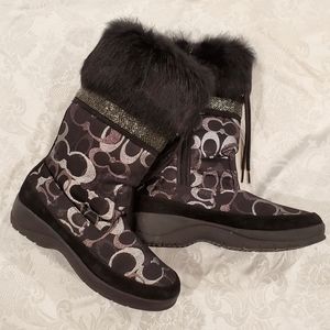 Coach winter boots